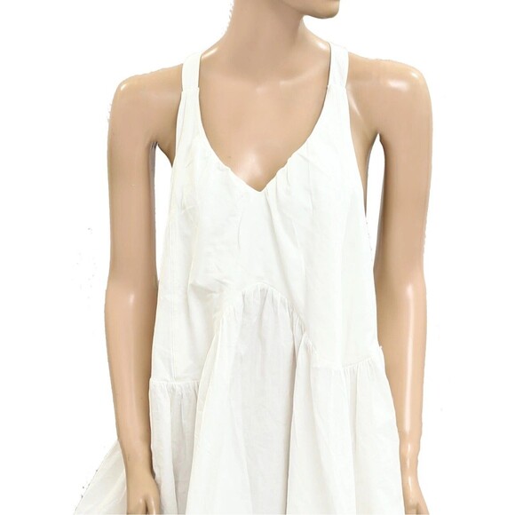 Daily Practice Anthropologie Spring Fling Racerback Mini Dress Ivory M 280174 - Picture 9 of 11